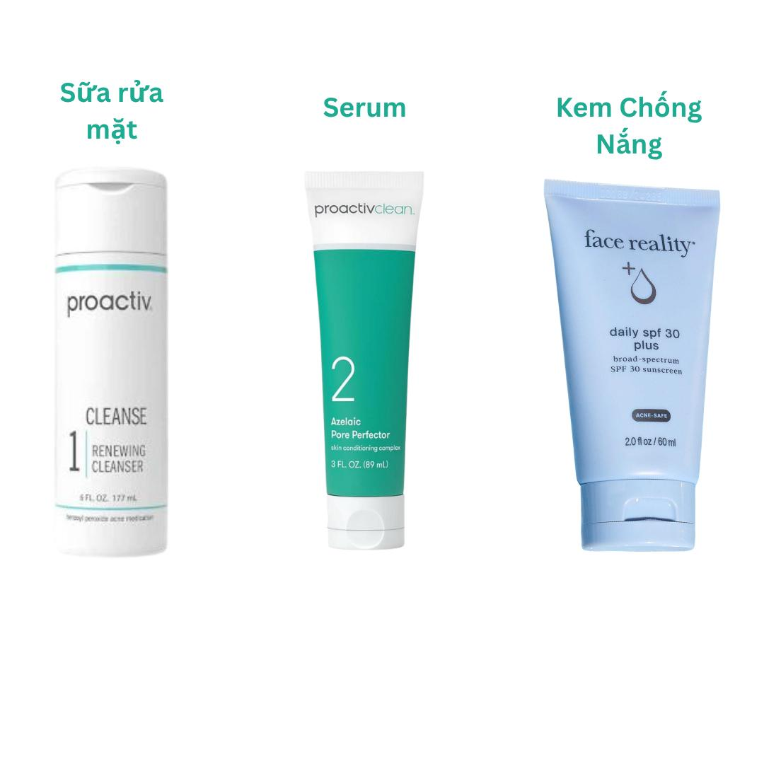 Combo 3 bước chăm da